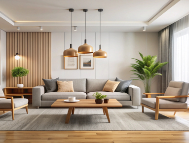 Completed interior project